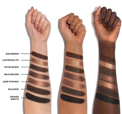 Morphe 35U Desert Palette deep metallics for dramatic evening accents.