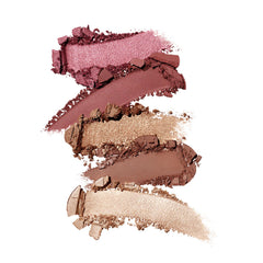Morphe 9G Sunrise Glow swatches reveal rich pigment and blendable texture for day or night.