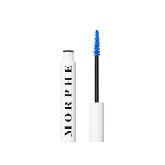 Morphe Big Prime Lash Primer blue bottle shows conditioning prep for deeper mascara payoff.