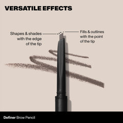 Morphe Definer hairlike-stroke tip builds natural density.