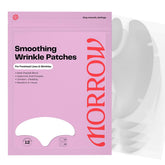 Morrow peptide forehead patches closeup smoothing fine lines overnight