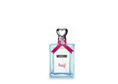 Moschino Funny! bottle cap closeup showing whimsical charm for stylish daytime use.