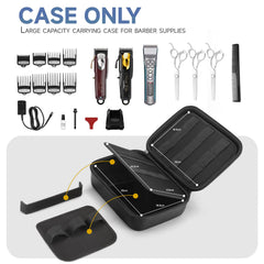 MOSLA hard barber case zipper closure ensures smooth access to tools