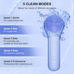 Mosnami face scrubber waterproof shower use for safe daily cleansing.