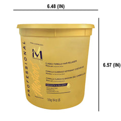 Motions Motons Regular Hair Relaxer packaging highlights the no-base formulation.