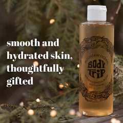 Mountain Ocean Body Trip Almond Oil ingredient provides natural nourishment for skin.