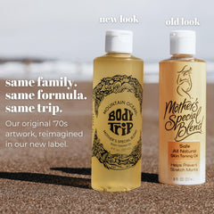 Mountain Ocean Body Trip Mother's Special Blend pour action enabling easy, quick application.