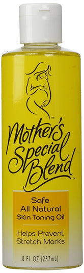 Mountain Ocean Mother's Special Blend bottle featuring natural skin toning oil and hydration