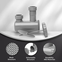 MoyRetty universal shampoo bowl sink installation shows easy fit with standard pipes