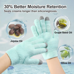 MoyRetty gloves after washing and air drying maintain softness.