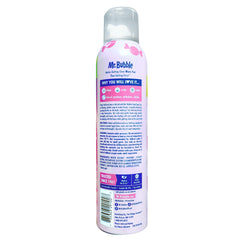Mr. Bubble pack6 display showing bubblegum scent and foamy texture for family fun.