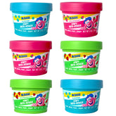 Mr. Bubble Soapy Bath Dough pack of six colors for creative bath time.