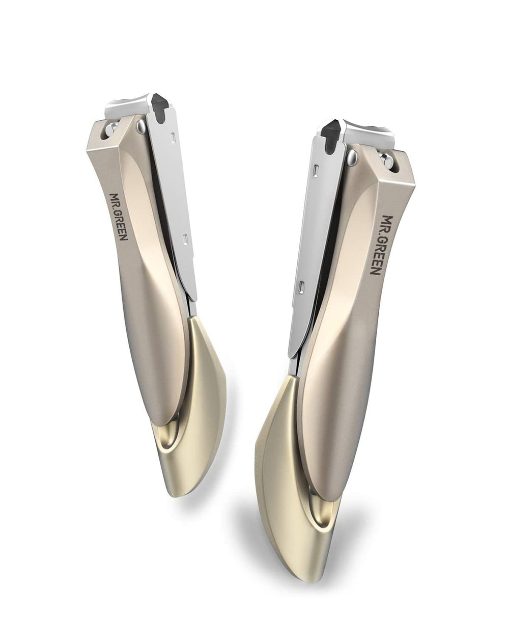 MR.GREEN nail clippers-catcher showing mess-free trimming for thick nails
