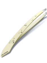 MR.GREEN tweezers slant-tip close-up for precise facial hair removal and shaping
