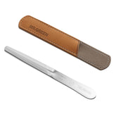 MR.GREEN Curved Nail File front view shows durable stainless steel for long-lasting grooming.