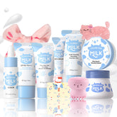 MrCuvaryas Milk Cleanser bottle delivers gentle cleansing and lasting hydration.