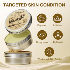 MROUVIK tallow honey cream label highlighting natural ingredients and honey aroma.