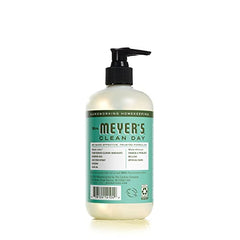 Mrs. Meyer's Basil soap pump in action for hands