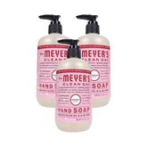 Mrs. Meyer's Clean Day peppermint bottle with fresh, non-drying hand care benefits.