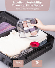Mrsdry leak-proof cap design on bottles helps prevent spills in luggage