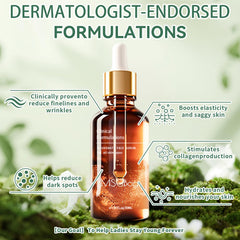 Msgbcg ageless serum closeup texture reveals rich hydration for plump skin.