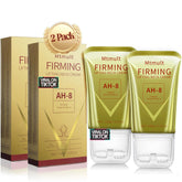 Mtmult AH-8 neck cream jar close-up showing firming texture