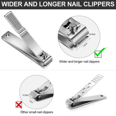 Mudder toenail clippers anti-slip handle provides comfortable grip during trimming.