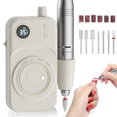 MUGLE portable nail drill front view for precise cordless use in salon or home