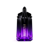 Mugler Alien Extraintense bottle closeup showing vanilla and tuberose profile