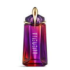 Mugler Alien Hypersense bottle with green mandarin note for vibrant daytime allure