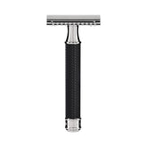 MÜHLE TRADITIONAL R89 chrome-handle razor offering a precise close shave.