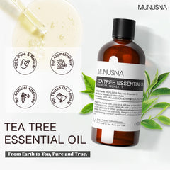 MUNUSNA label close-up highlighting ingredient transparency and purity