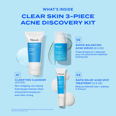 Murad Acne Trial Kit acne treatment tube for biome-balancing care with mandelic acid