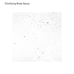 Murad Clarifying Body Spray 6oz label close-up for travel-friendly dosing