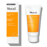 Murad Essential-C Facial Cleanser foaming gel bottle with daily antioxidant cleanse.
