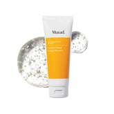 Murad Essential-C facial cleanser bottle highlights antioxidant protection for brighter skin.