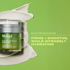 Murad Retinol Youth Renewal Night Cream packaging image emphasizes premium anti-aging care