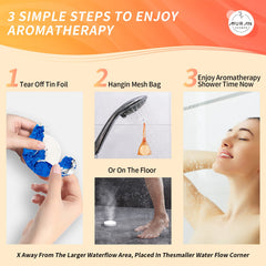 MURAN SHOWER steamers mint-cooling with crisp aroma to awaken.