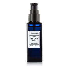 Murdock London beard oil bottle pour offers easy conditioning and a glossy finish.
