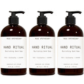 Muse Apothecary Hand Ritual bottle showing the aromatic cleansing formula