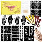 MuseLuxe 126 PCS tattoo kit templates for easy DIY body art at home