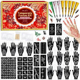 MuseLuxe tattoo stencils kit contents enable creative DIY skin art ideas.