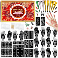 MuseLuxe tattoo stencils kit contents enable creative DIY skin art ideas.