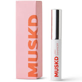 MUSKD Eyelash Growth Serum bottle with fine-tip wand for precise lash nourishment.