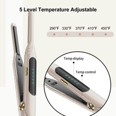 Mvxitanny mini flat iron dual voltage supports global travel.