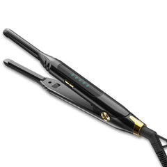 Mvxitanny pencil flat iron showing 3-10 inch plate for short hair precision styling.