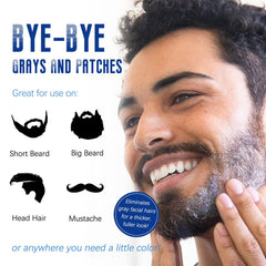 Mxvbaty beard dye foam spreading evenly for uniform shade