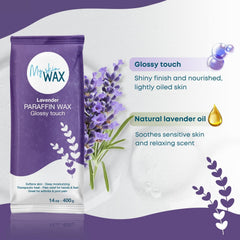 My Skin WAX wax bath setup demonstrates easy at-home spa layering