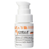 MyChelle Perfect C Pro Serum bottle with pump for easy daily brightening
