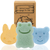 myHomeBody Konjac rabbit sponge for babies offers gentle cleansing during bath time.